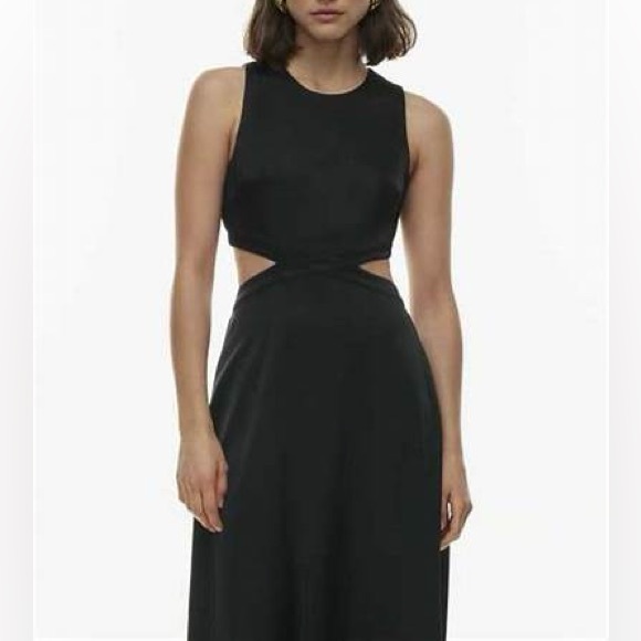 Aritzia Cella Satin Dress - Picture 3 of 12
